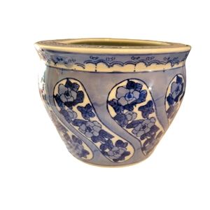 Vintage Chinese Blue Planter